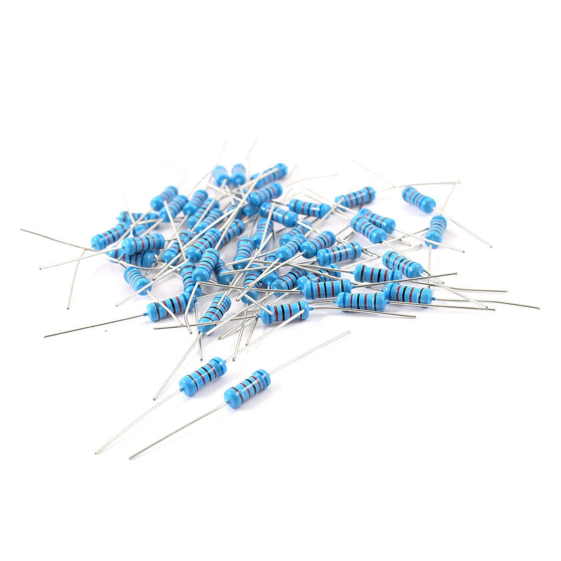 50Pcs 1W Watt 1% Tolerance 62K Ohm Axial Flameproof Metal Oxide Film Resistor