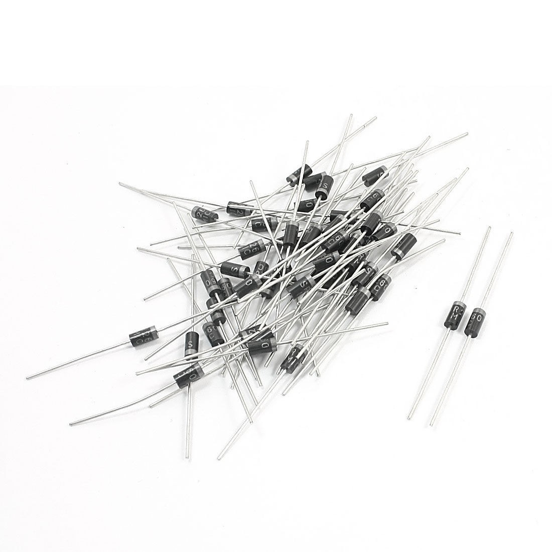 3mm x 6mm Cylindrical Schottky Barrier Rectifier Diode 60V 2A 50Pcs