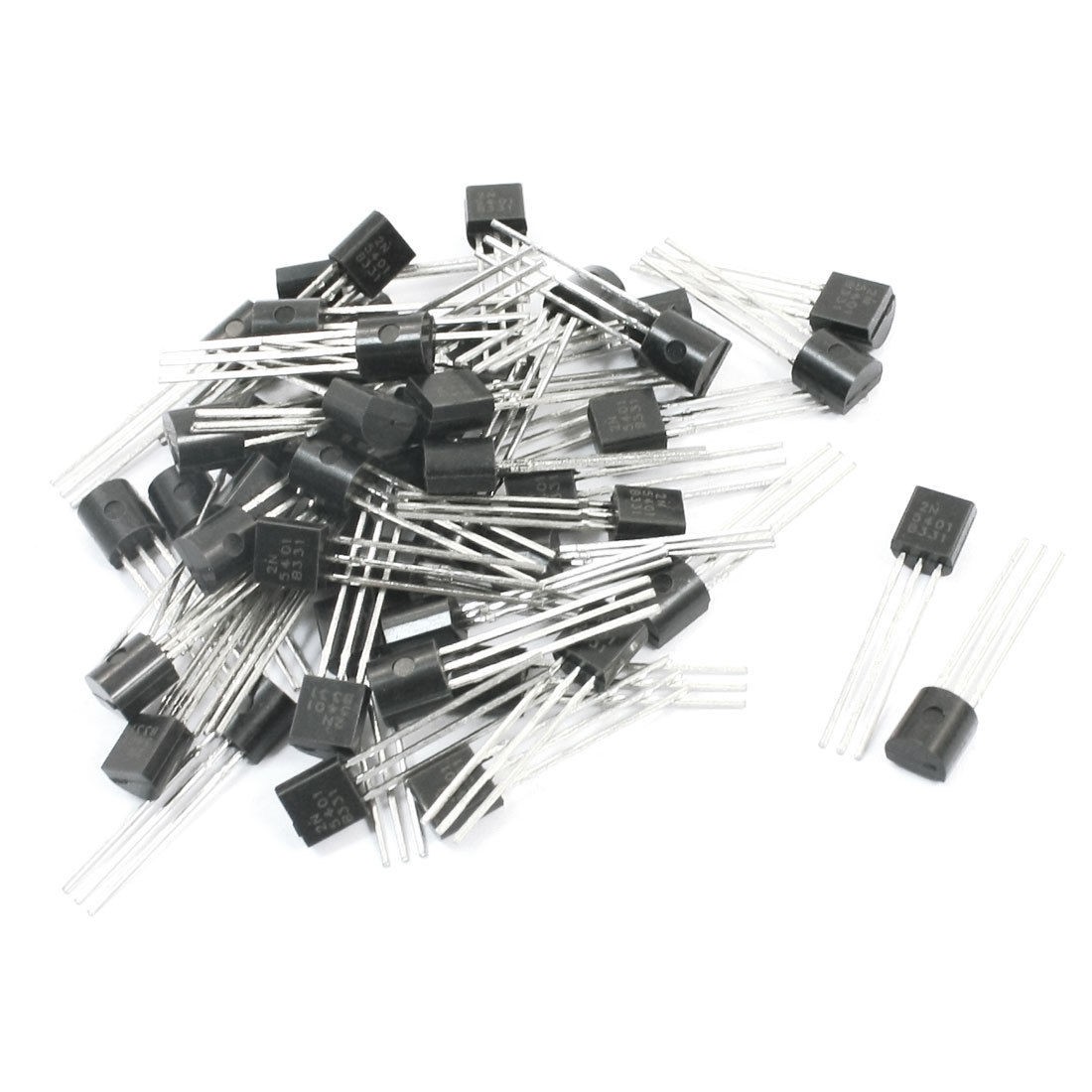 50pcs General Propose 2N5401 160V 600mA TO-92 Package PNP Transistor