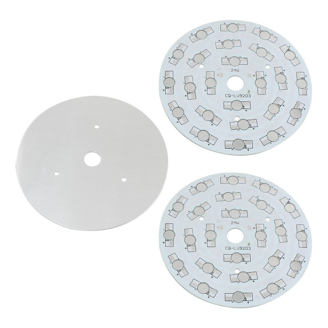3Pcs 108mm Circle Aluminum PCB Circuit Board for 24 x 1W 3W LED in Series