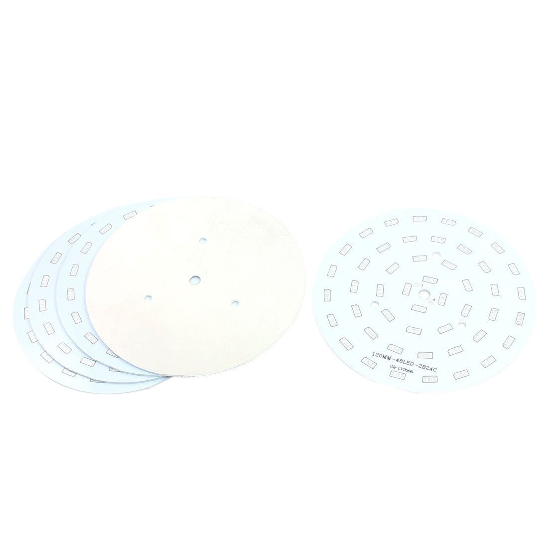 5Pcs 120mm Circle Aluminum Circuit Board for 48 x 1/2W 5630/5730 SMD LED