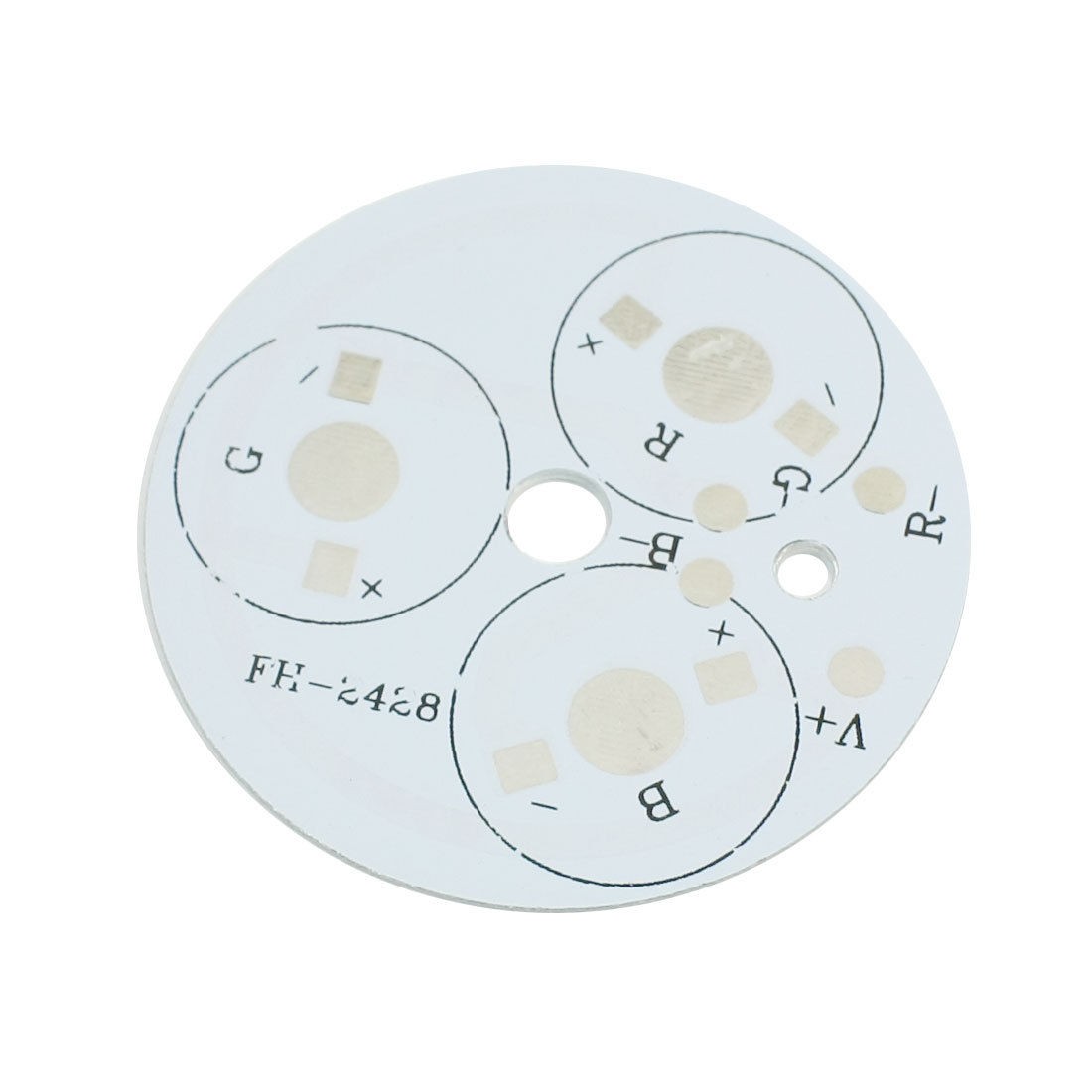 50mm 3x 1W/3W/5W LED Aluminum PCB Circuit Board Lamp Bases Light Beads
