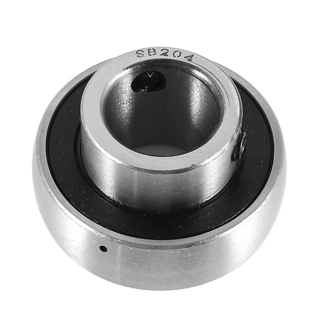 Steel SB204 3/4" Ball Insert Mounted Bearing 20mm x 45mm x 14mm