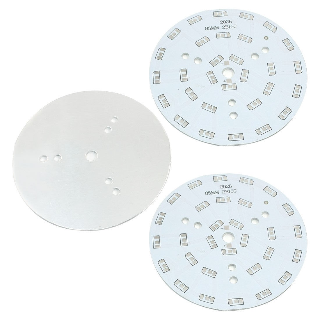3Pcs 85mm Circle Aluminum PCB Circuit Board for 30 x 1/2W 5730 SMD LED