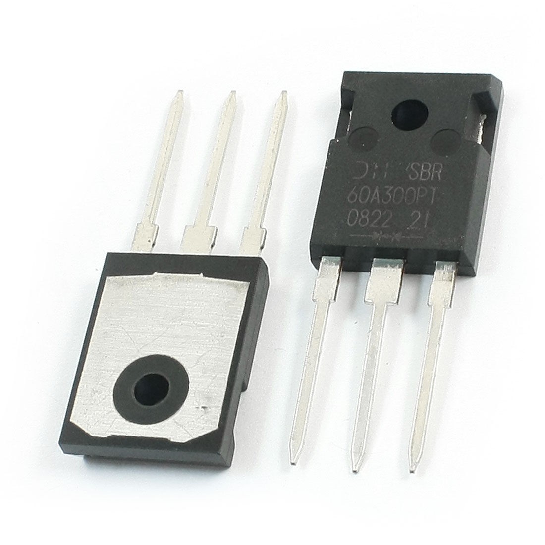 2Pcs SBR60A300PT 3 Terminals Dual High-Voltage Power Schottky Rectifier 60A 300V