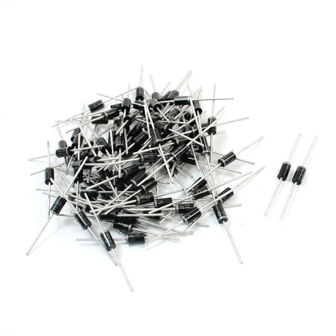 100 Pcs PCB Through Hole Mounting Schottky Rectifier Diode 60V 3A SR360