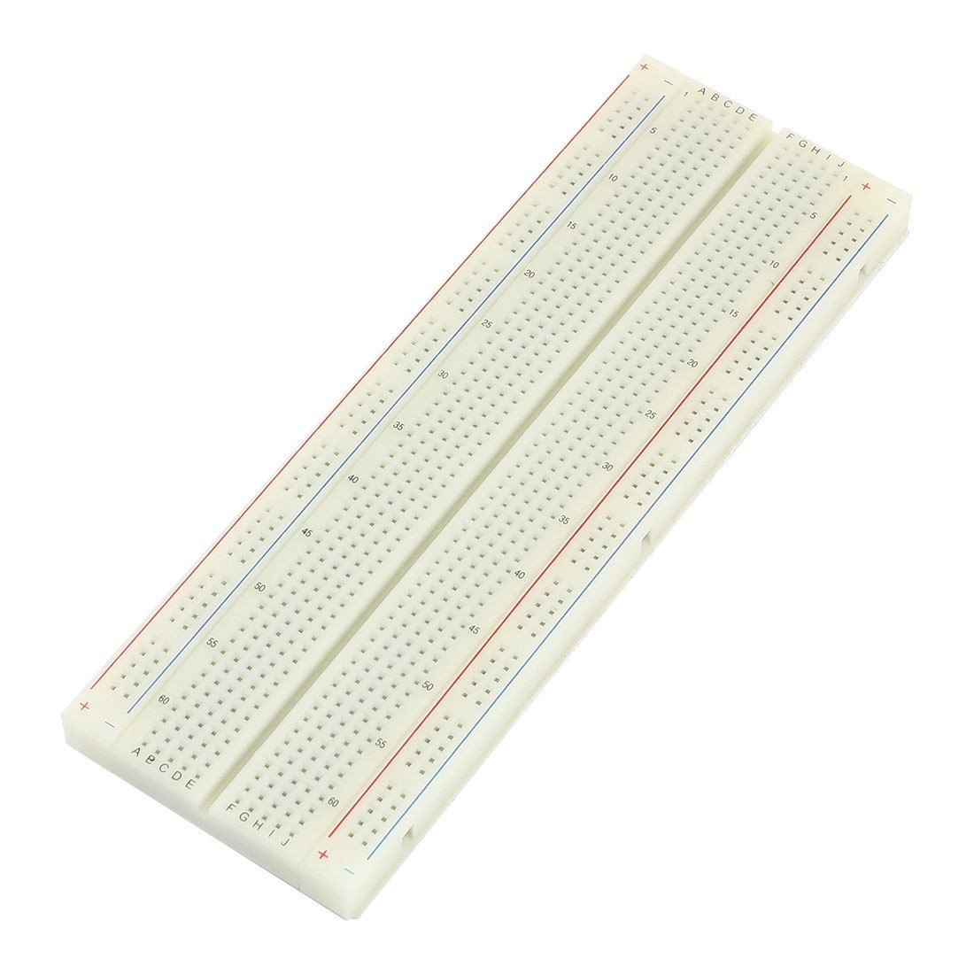 White Plastic 830 Tiepoint Test Develop PCB Solderless Bread Board 165x55x8mm