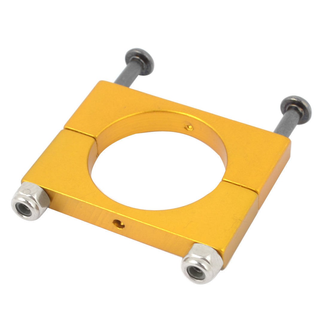 CNC Alloy 20mm Yellow Tube Boom Mount Motor Clamp for DIY Quadcopter