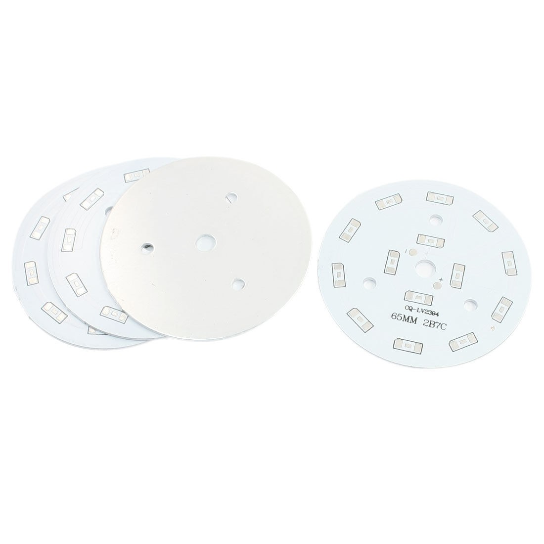 5Pcs 65mm Circle Aluminum PCB Circuit Board for 14 x 1/2W 5730 SMD LED