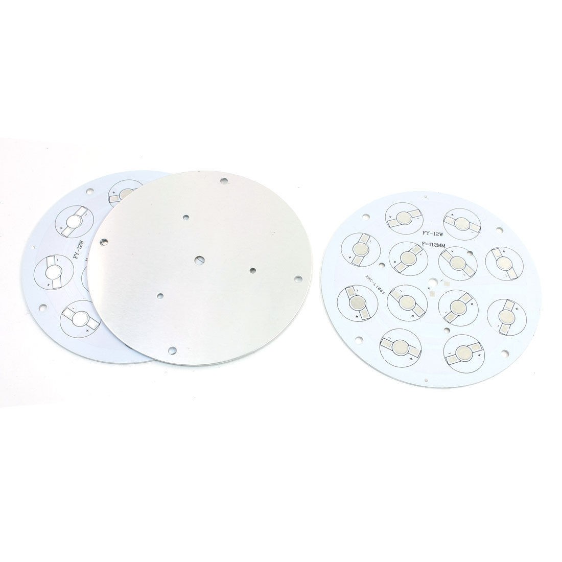 3Pcs 112mm Circle Aluminum PCB Circuit Board for 12 x 1W 3W LED in Series