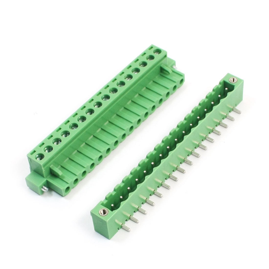 5 08mm Pitch 16 Pin 12 24AWG PCB Screw Terminal Barrier Block Connector