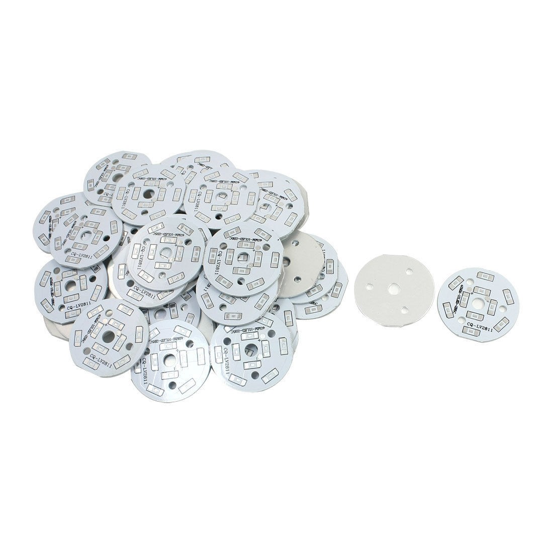 50 Pieces  40mm Circle Aluminum PCB Circuit Board for 10 x 1/2W 5730 SMD LED