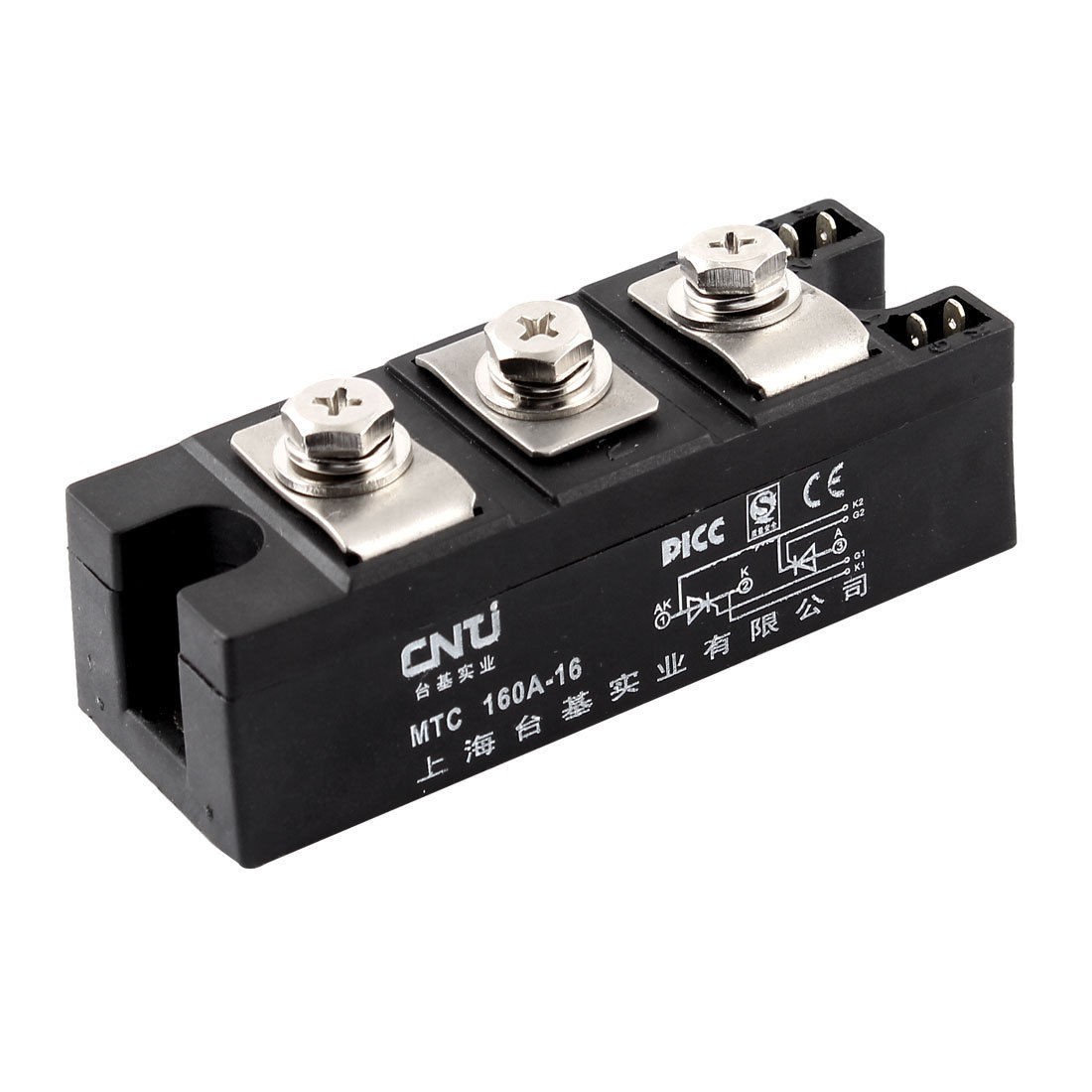 AC 1600V 160A MTC 160A-16 3 Terminal Diode Thyristor Module Transistor w Cable