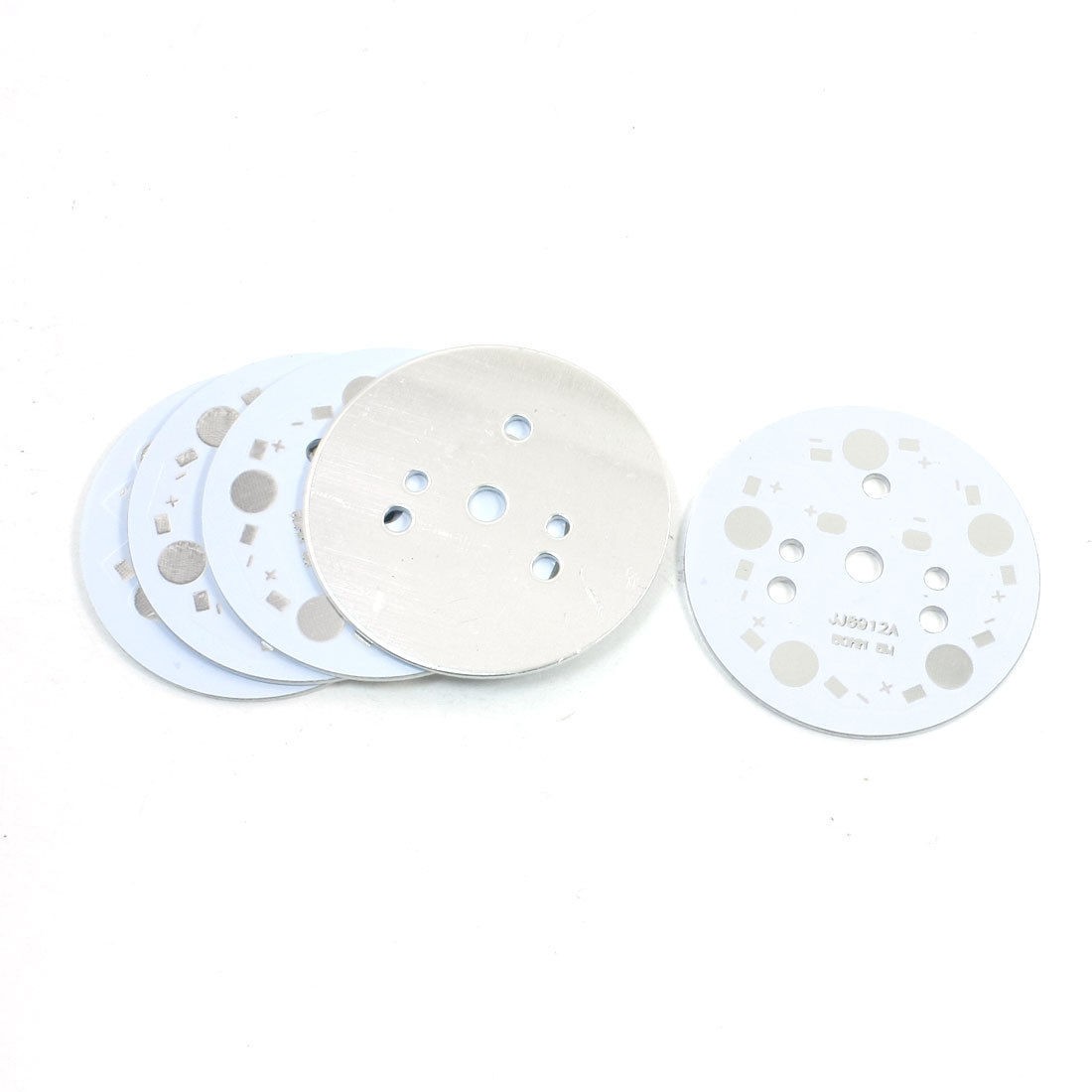 5Pcs Aluminum PCB Circle Circuit Board 49mm for 5 x 1W/3W/5W LED Light