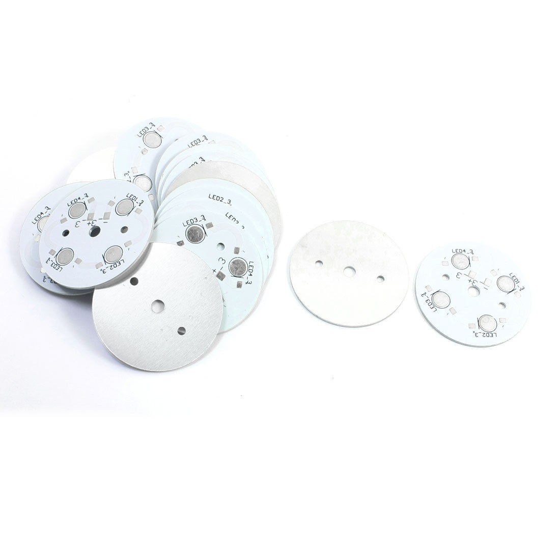 20pcs 49mm Dia Aluminum PCB Circuit Board for 4 x 1W/3W/5W Power LED