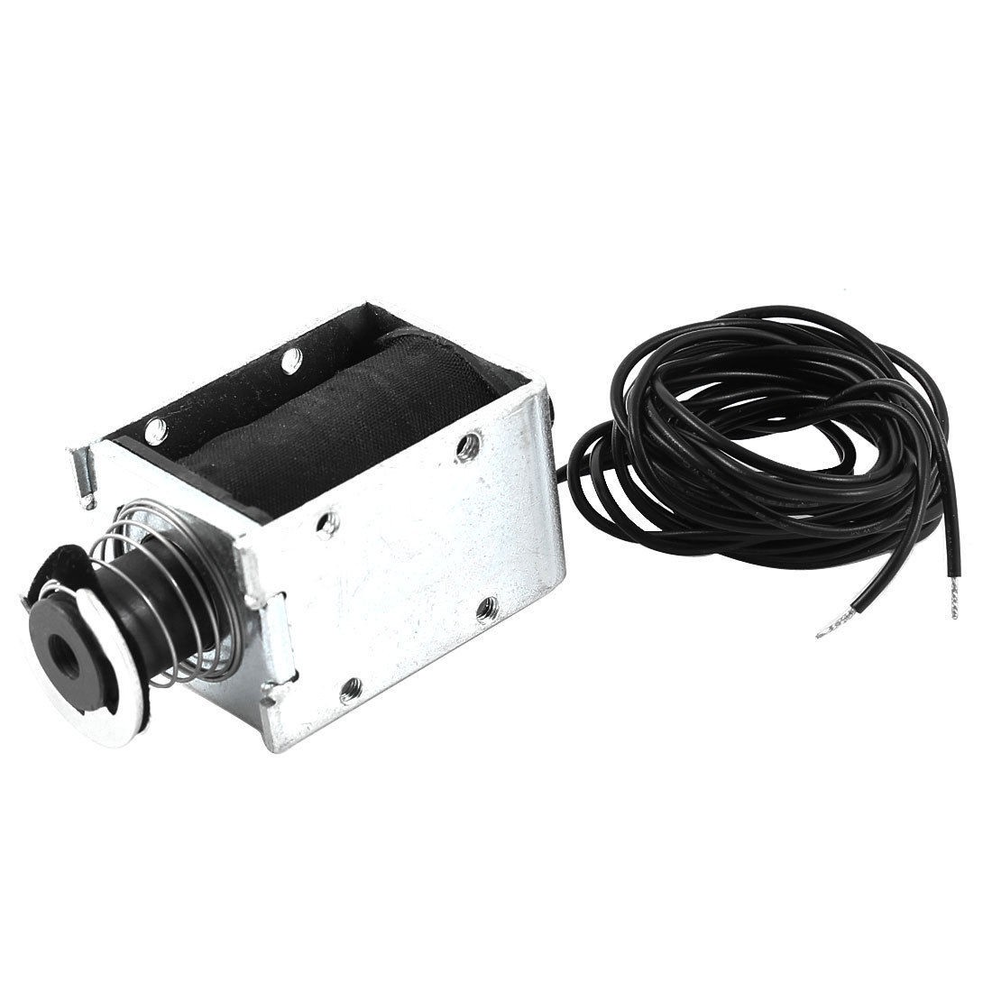 1mm/2Kg 15mm/0.1Kg 23.04W Open Frame Push Pull Type Solenoid Electromagnet DC24V