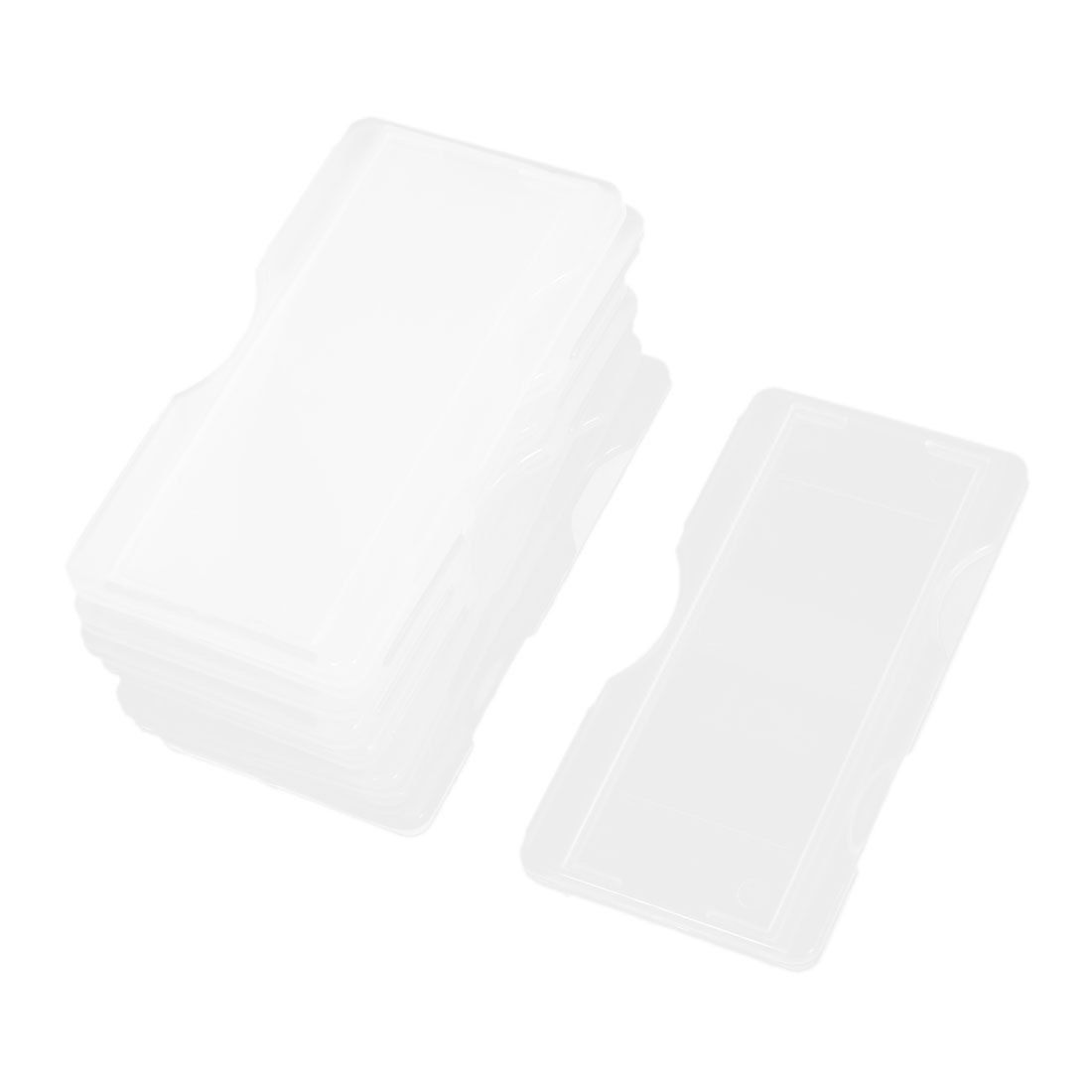 10 Pcs Laboratory Lab Microscope Glass Slides Plastic Storage Box
