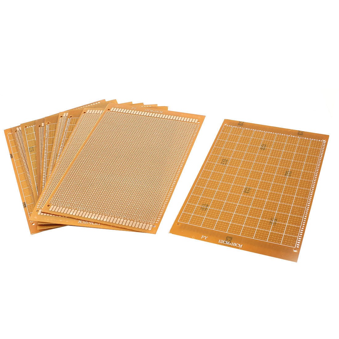 10 Pcs Prototyping Experiment Tester Matrix PCB Circuit Plate Board 12cm x 18cm