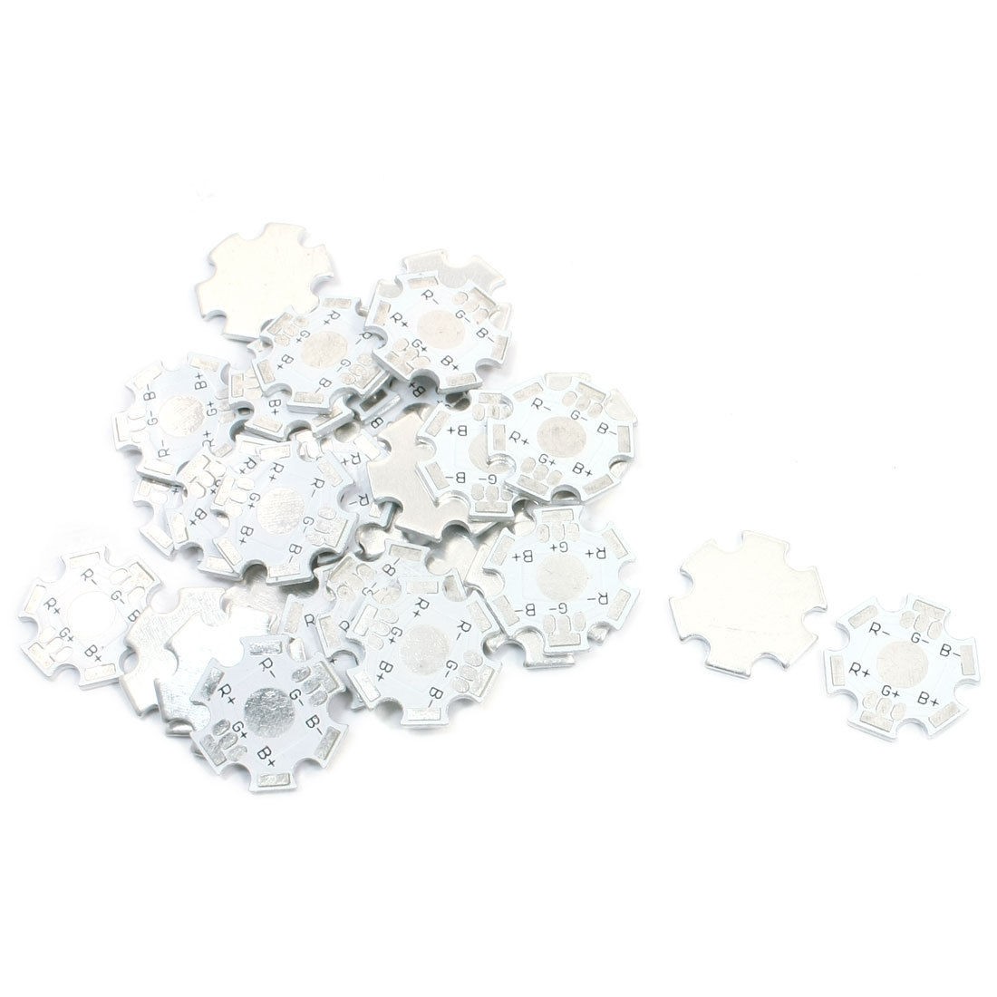 1W/3W High Power RGB LED Aluminum Star PCB Circuit Board DIY 20mm 30pcs