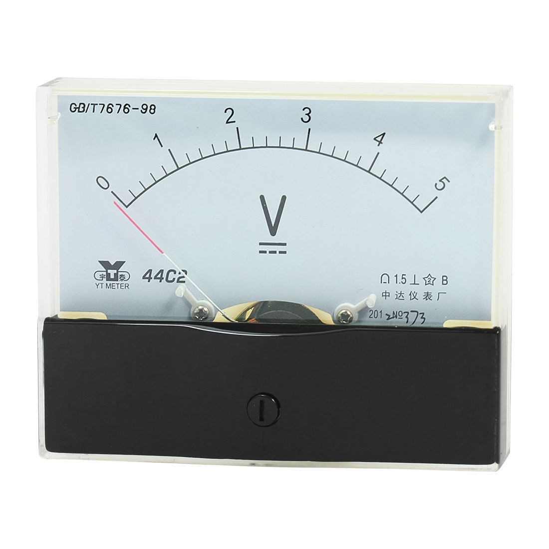 Measurement Tool Analog Panel Voltmeter DC 0 - 5V Measuring Range