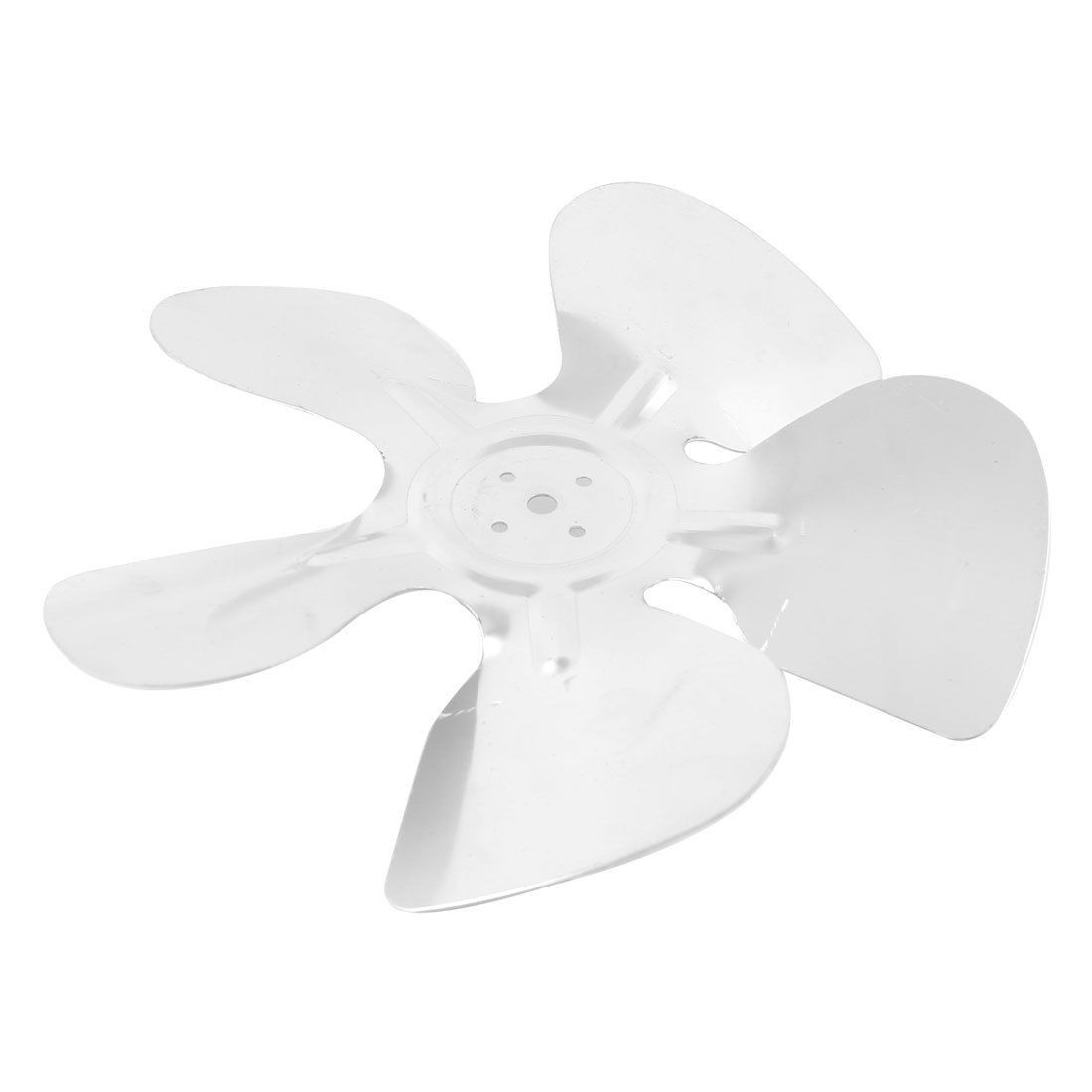 Silver Tone Aluminum Alloy Refrigertor Exaust Motor Fan Blade 9" Diameter