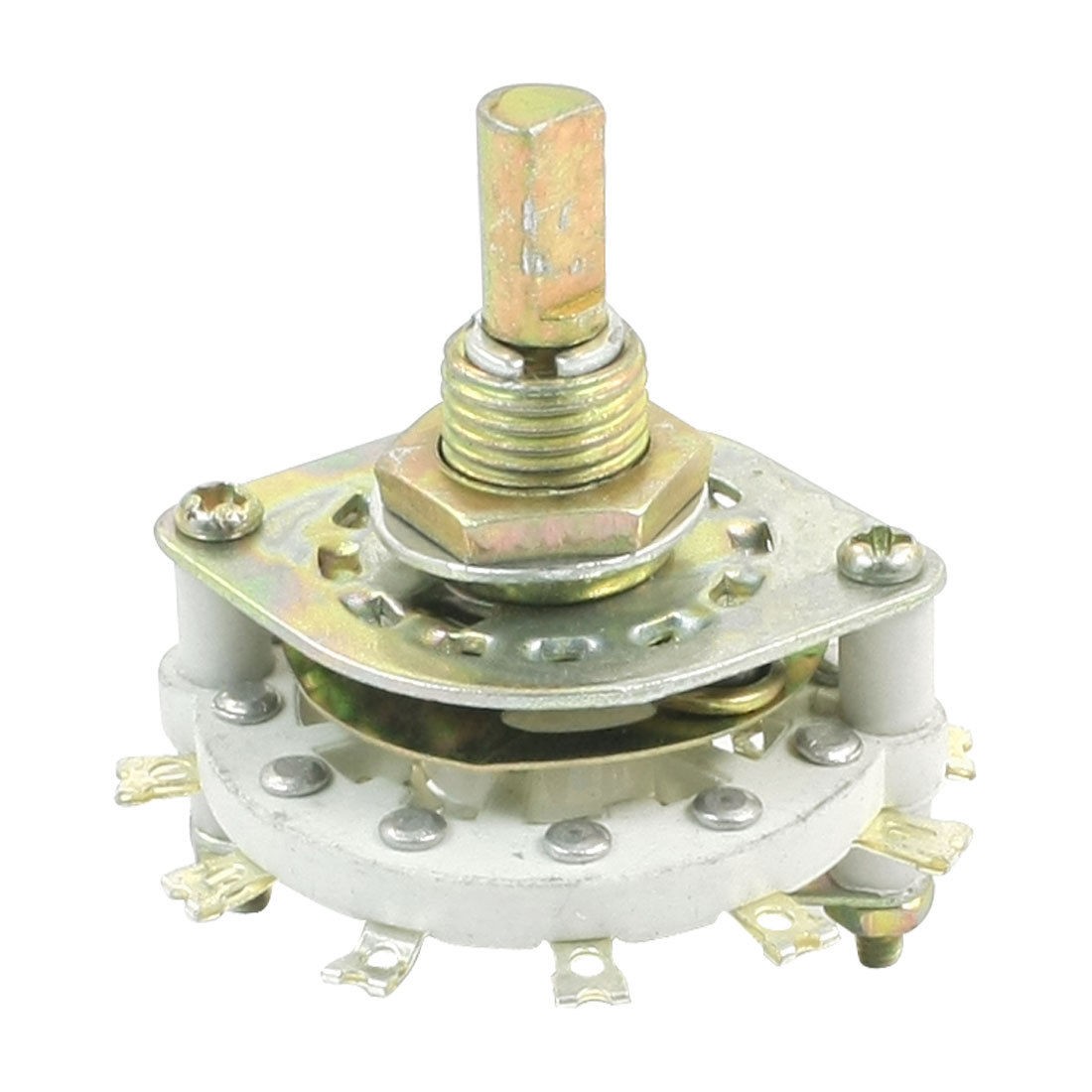 KCZ2*5 2P5T 2 Pole 5 Throw Single Deck Band Channel Rotary Switch