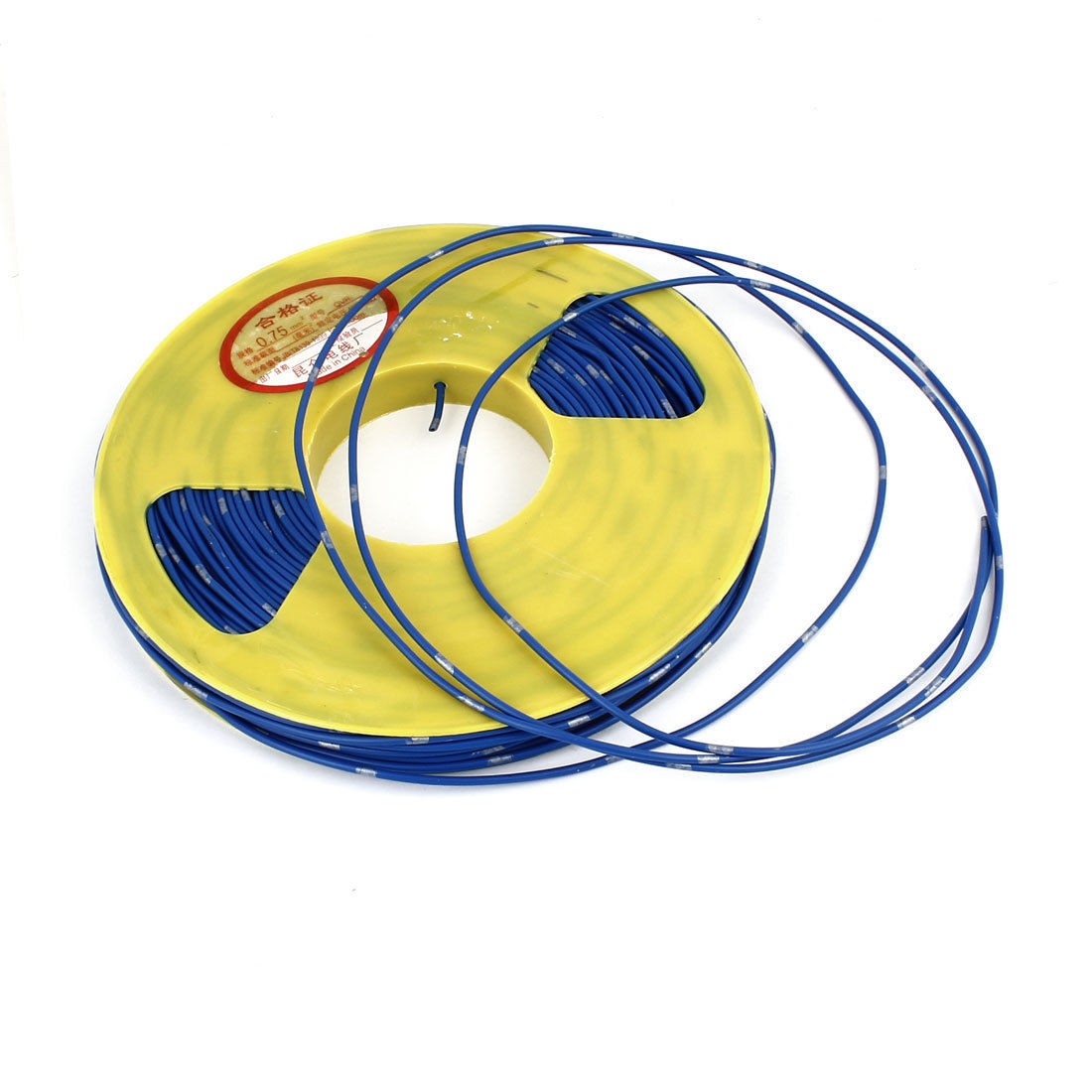 100M 0.75mm2 Blue PVC Coated Multi Strand Copper Electric Wire Roll 450V/750V