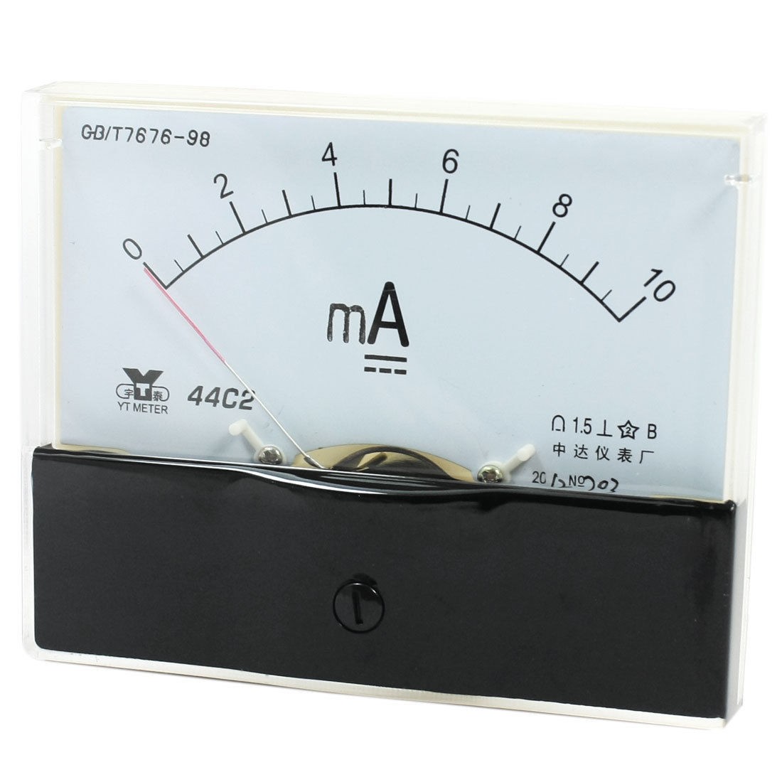 Measurement Tool Analog Panel Ammeter Gauge DC 0 - 10mA Measuring Range