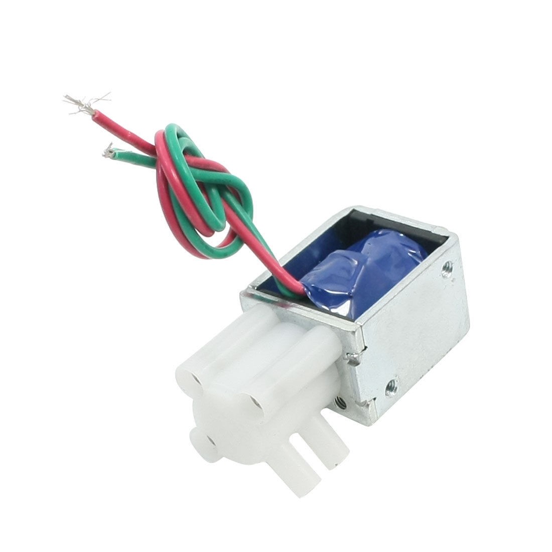 DC 6V 0.3A 1.8W 5" 2-Wired Connect 3 Holes Gas Water Solenoid Valve