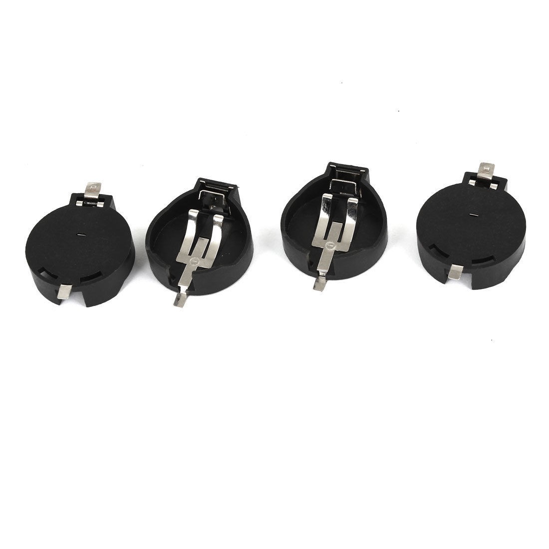 4PCS Plastic CR2450 LIR2450 Button Cell Battery Socket Holder Case