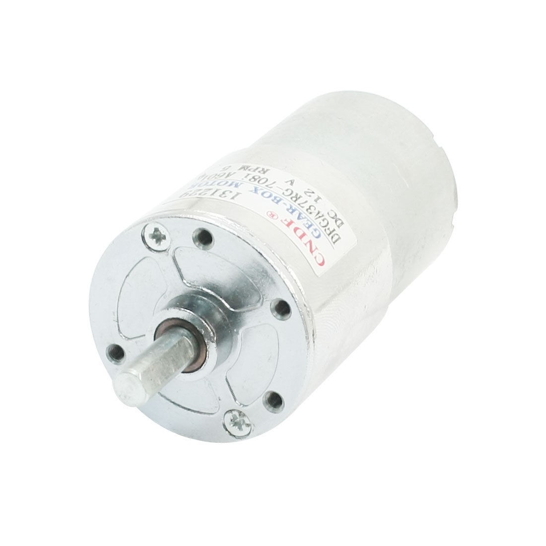 5RPM DC 12V 6mm Shaft High Torque Powerful Gear Box Motor