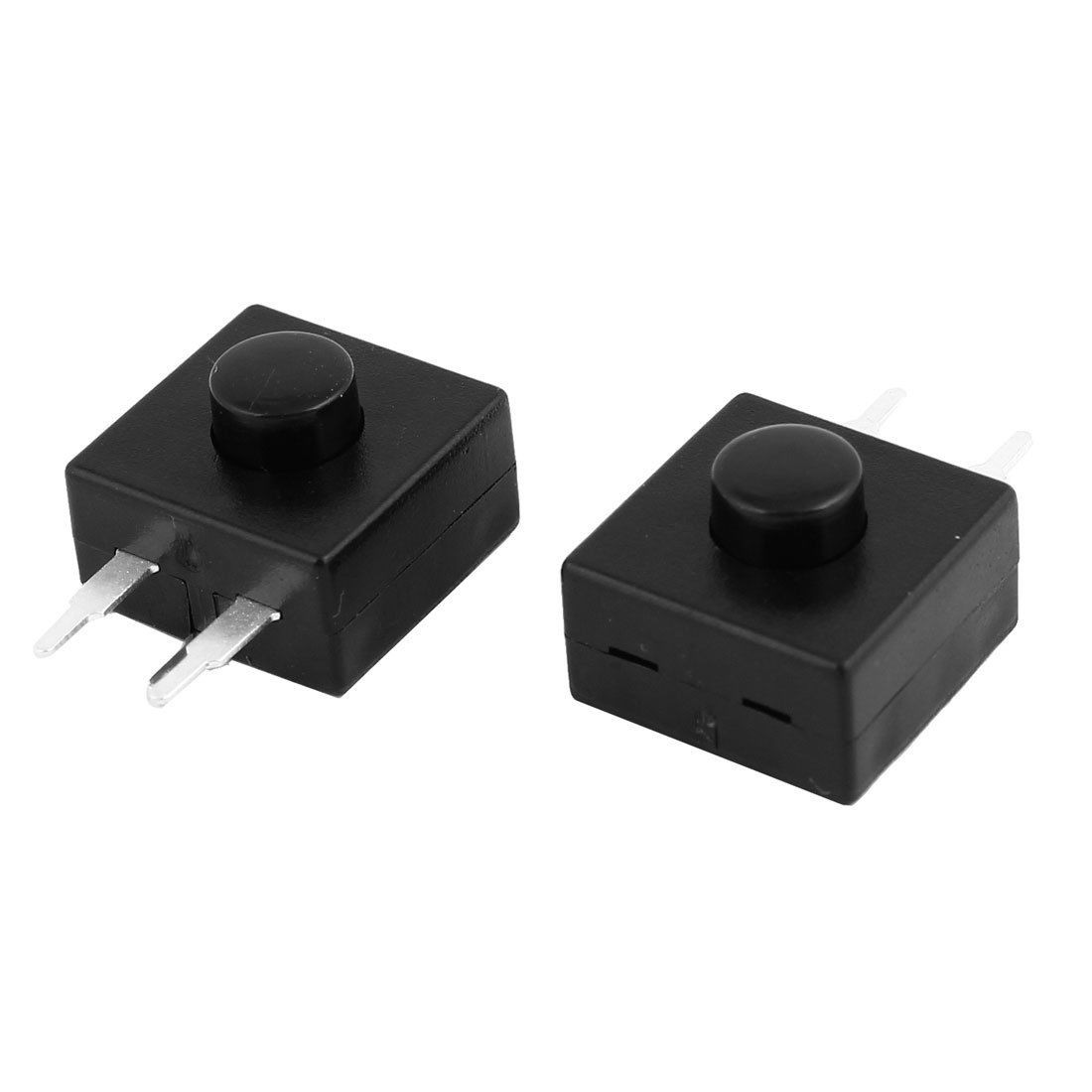 2 Pcs Tactile Push Button Switch 3 Pins Terminals 12mmx12mmx6mm