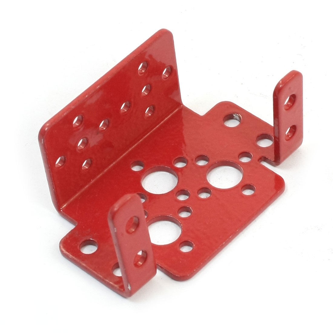 Red L Shape Metal Mounting Bracket Holder for DC Multifunction Motor