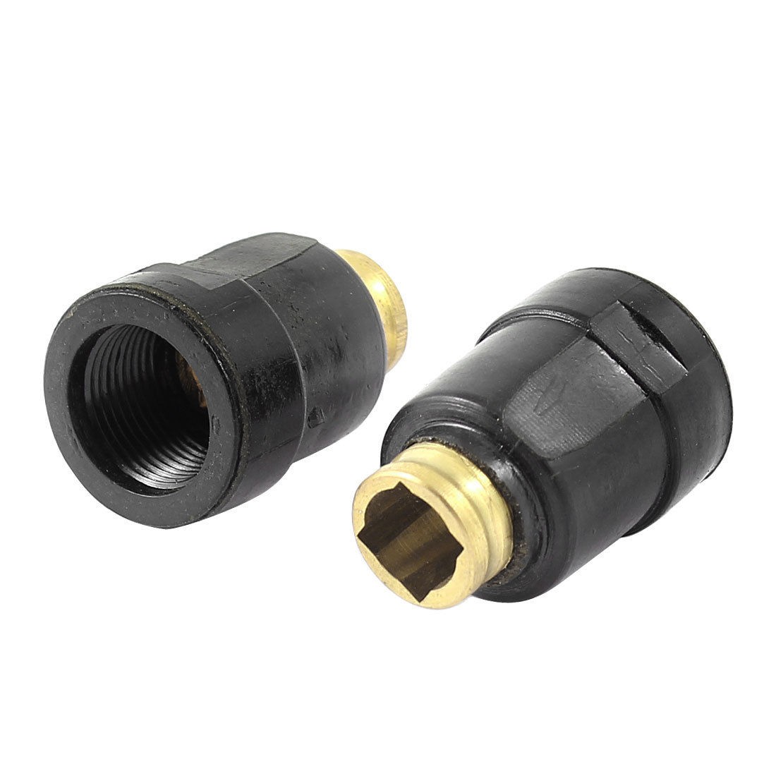 8mm x 8mm Square Hole Carbon Brush Holder Cap Cover Replacements 2 Pieces