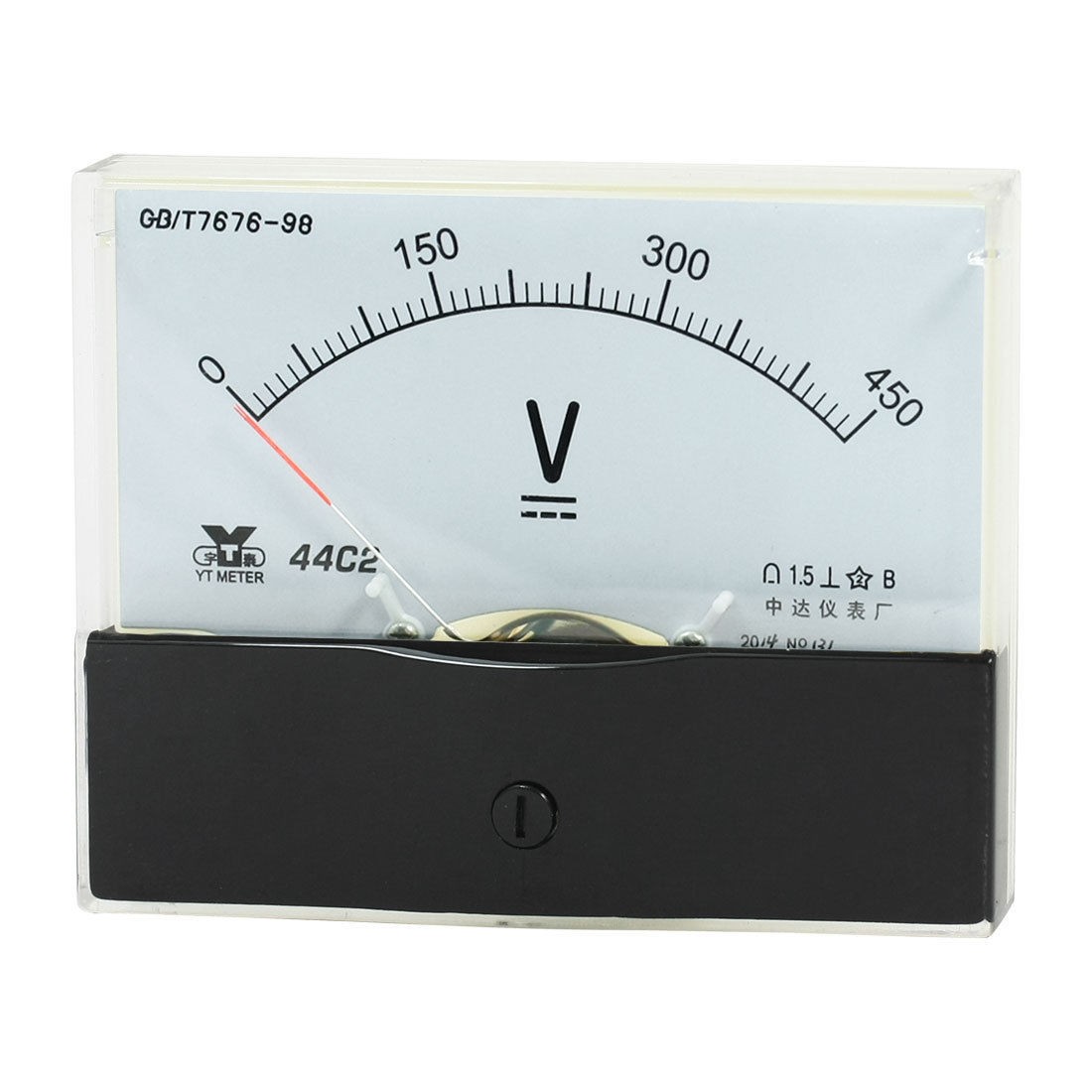 Measurement Tool Analog Panel Voltmeter DC 0 - 450V Measuring Range