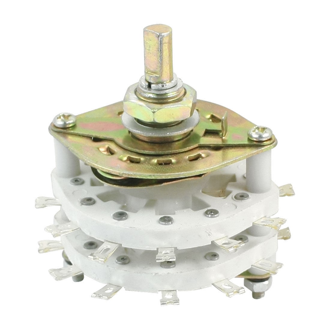 Band Channael Rotary Switch 2P6T 2 Pole 6 Position Dual Decks