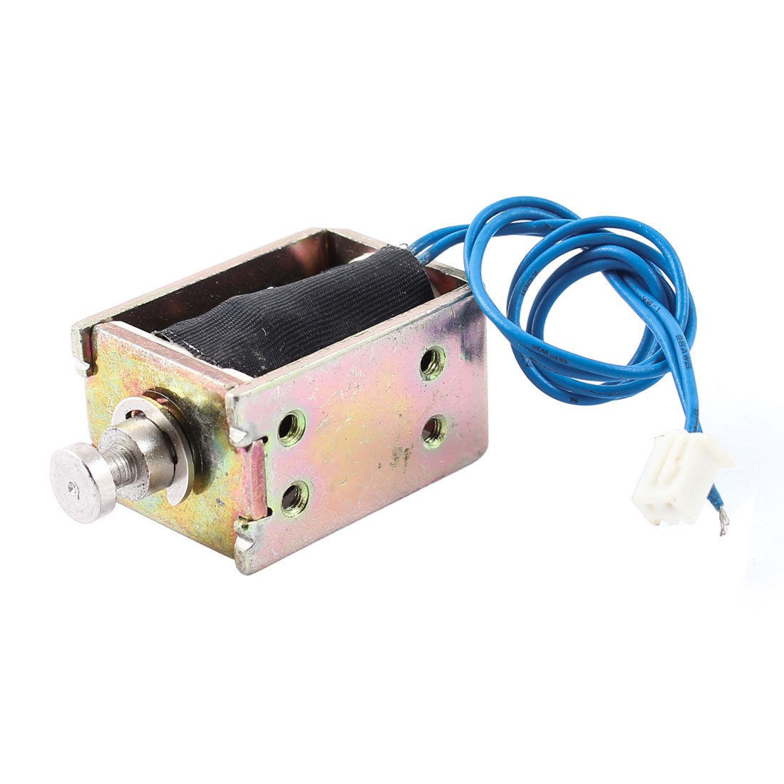 2mm/830g 5mm/580g 14.4W Wired Pull Type Solenoid Electromagnet DC 24V