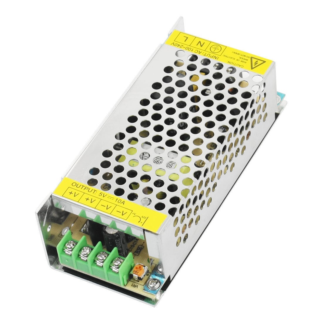 Aluminum LED Light Switch Power Supply Driver Adapter AC 100-240V 50/60Hz