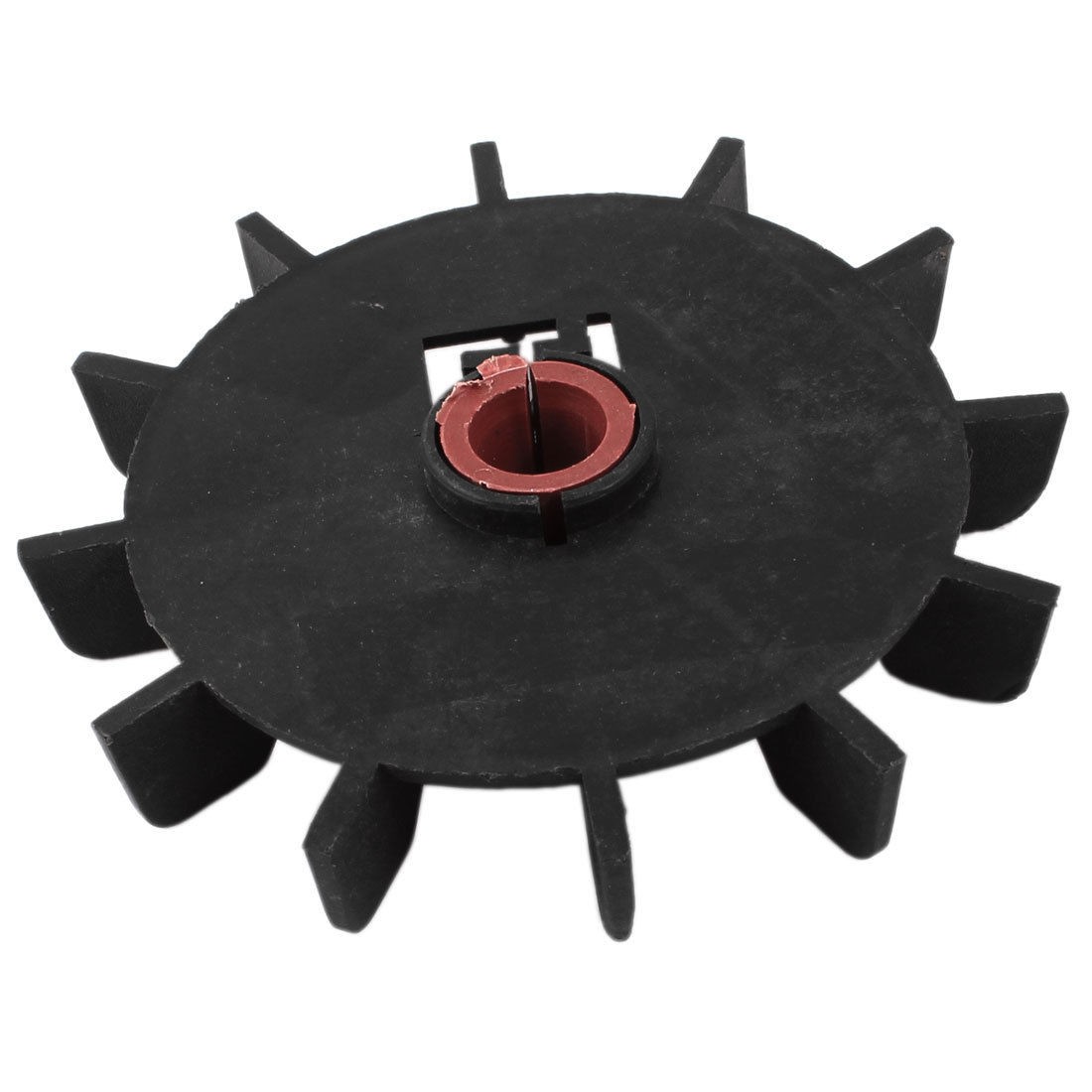Replacement Black Plastic 13mm Inner Dia 12 Impeller Motor Fan Blade