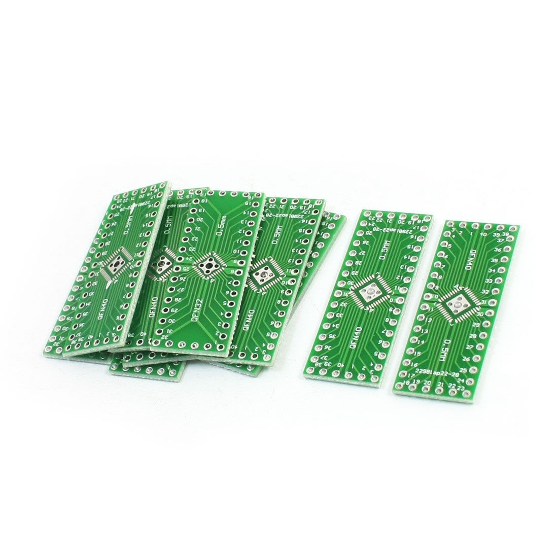 SMD QFN32 QFN40 to DIP32 DIP40 Double Sides Adapter PCB Converter Plate 10Pcs