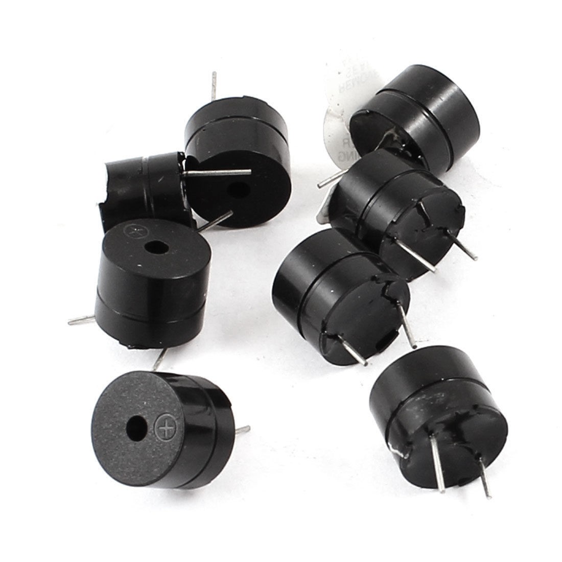 8Pcs 12mmx9.5mm 2 Pin Terminals Industrial Electromagneti<wbr/>c Buzzer DC12V