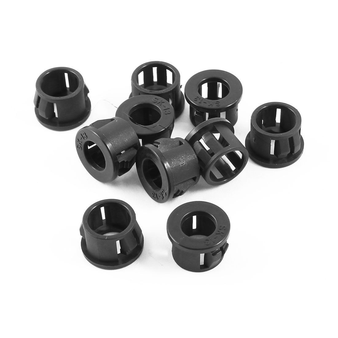 10 Pieces 13mm Mount Hole Hose Cable Harness Protector Snap Bushing Plugs