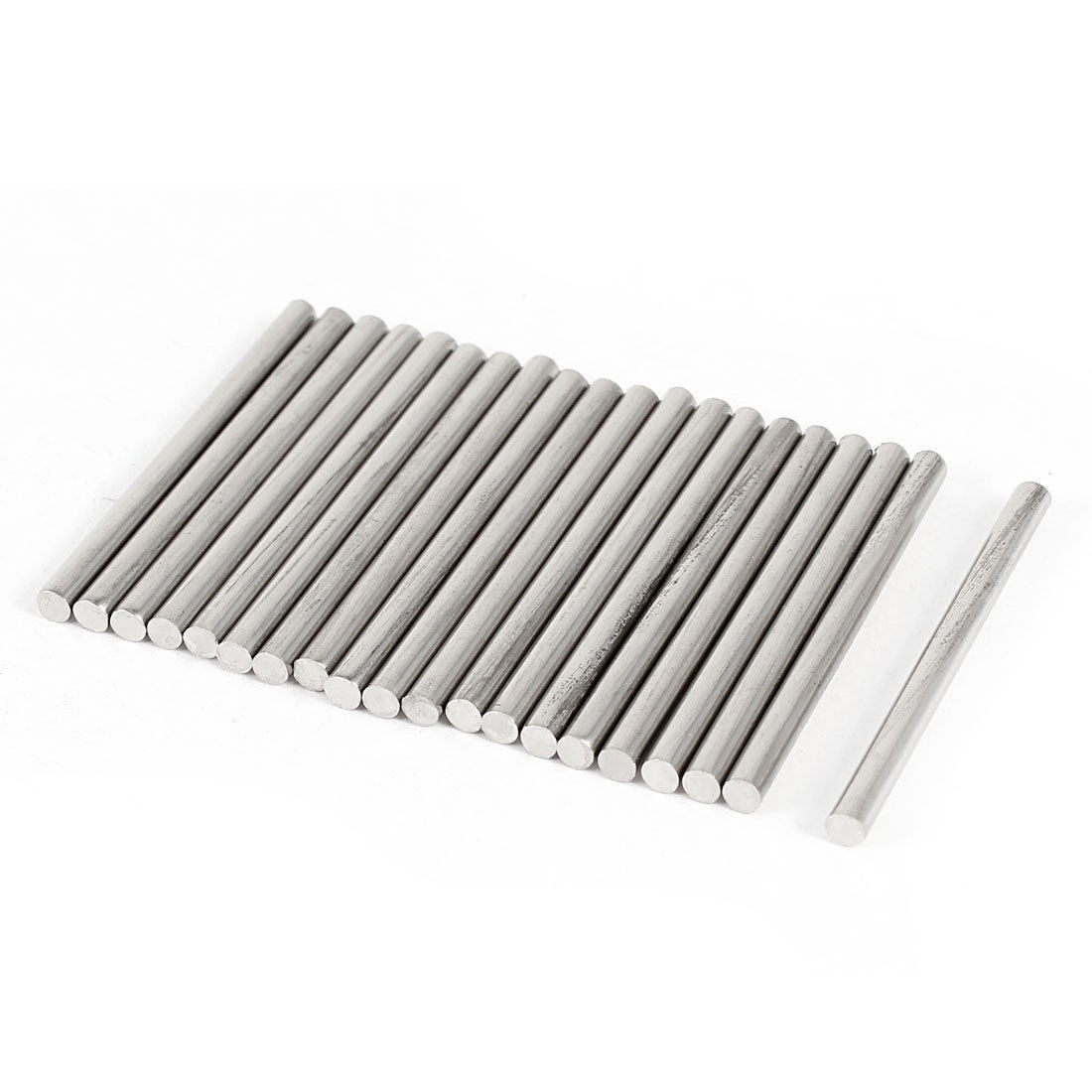 DIY Car Helicopter Model Toy Stainless Steel Round Axles Rod Bar 2.5x35mm 20 Pcs