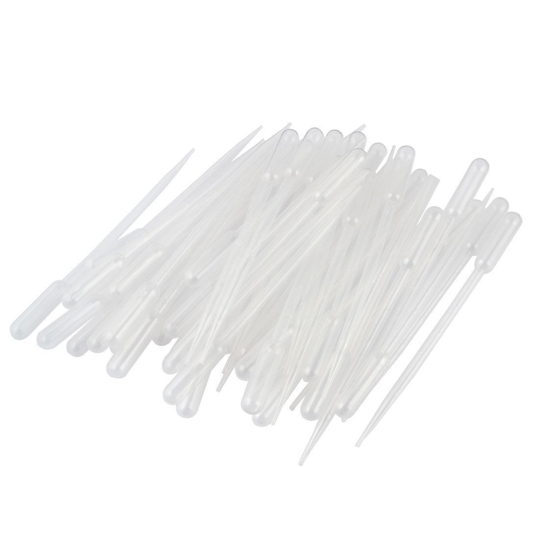 100 Pcs Plastic Disposable Graduated Transfer Pipettes Eye Dropper 5ML