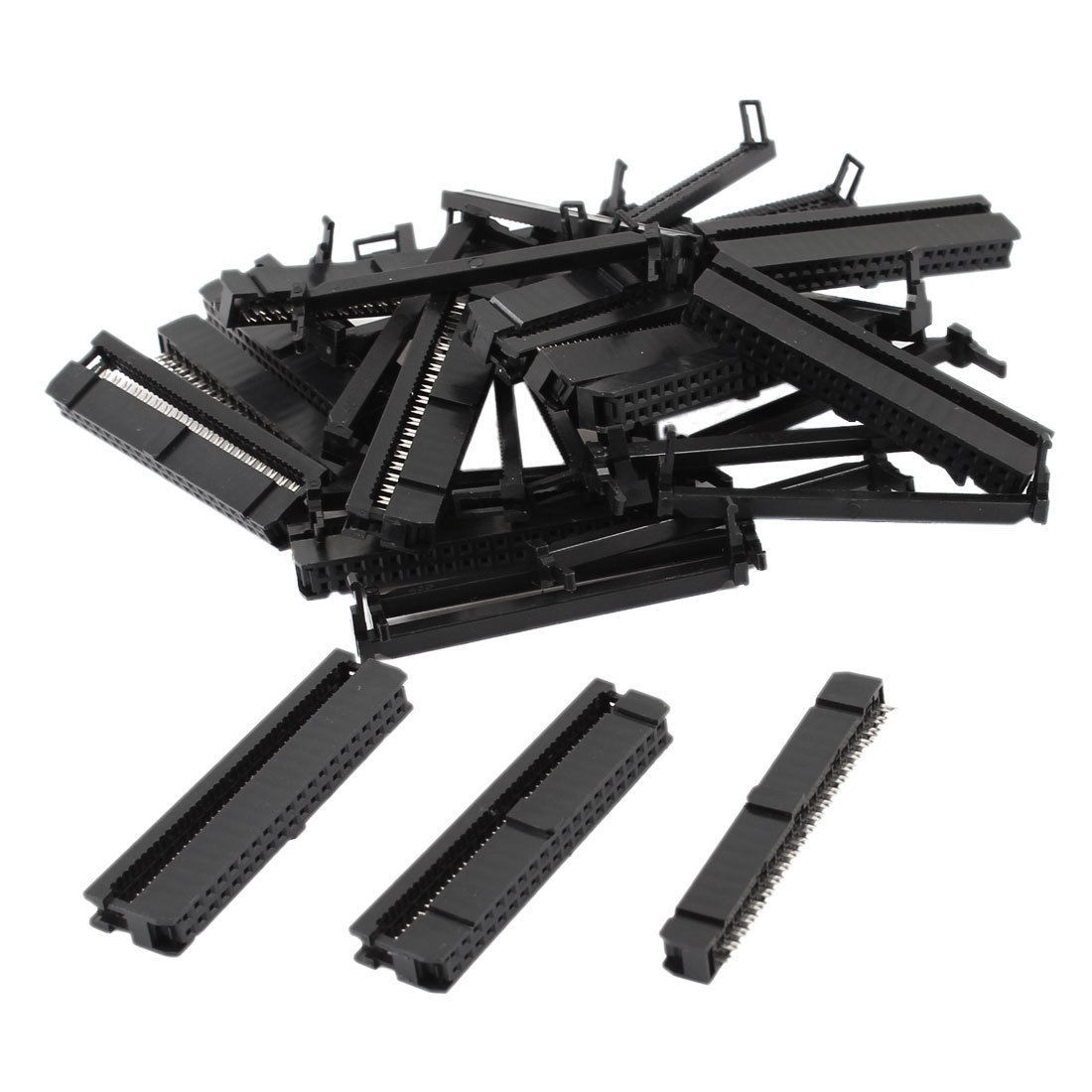 15pcs Dual Row IDC Connector FC-40P 40Pin Female Header 2.54mm Pitch