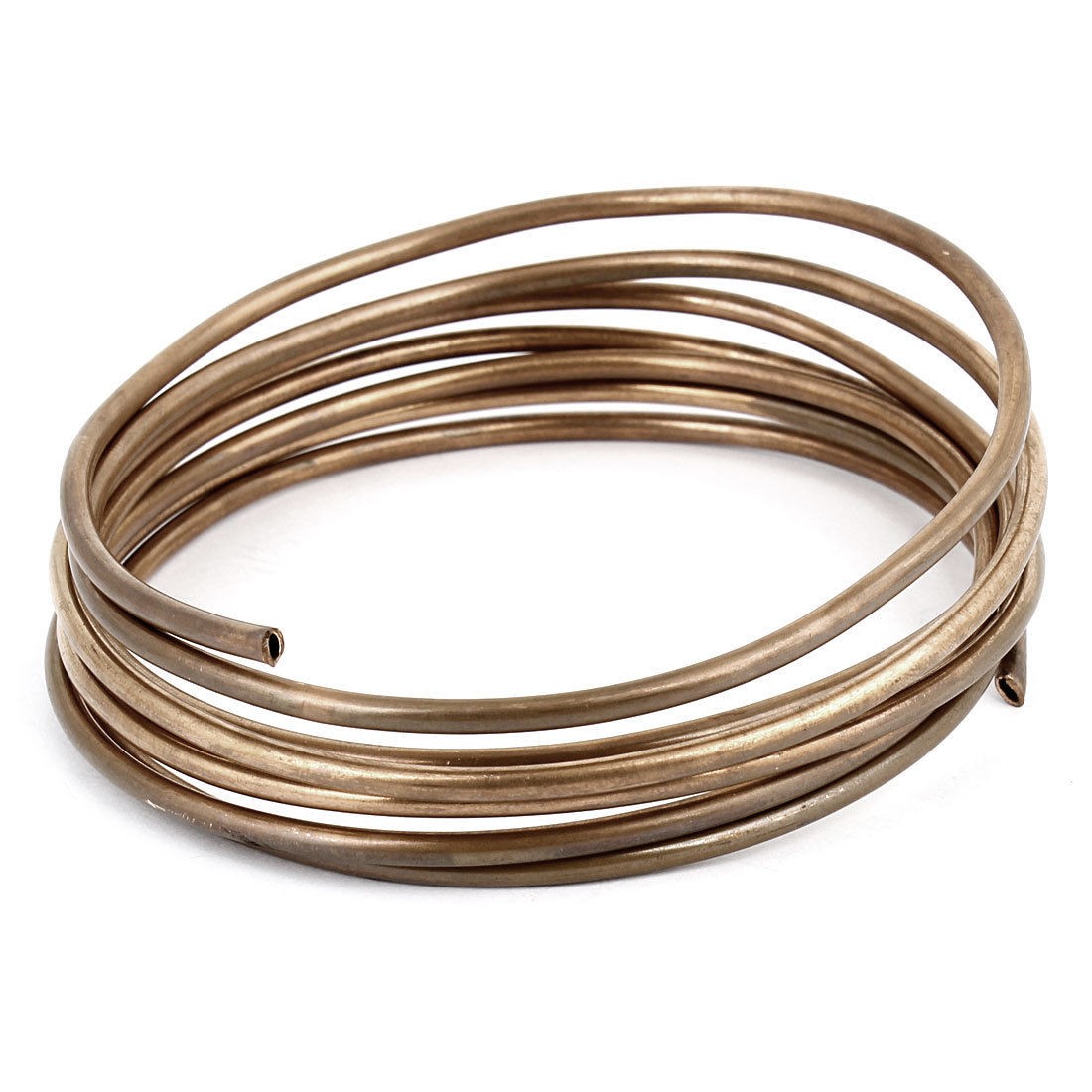 1.8M 6Ft Length Copper Tone Refrigerator Refrigeration Tubing Coil