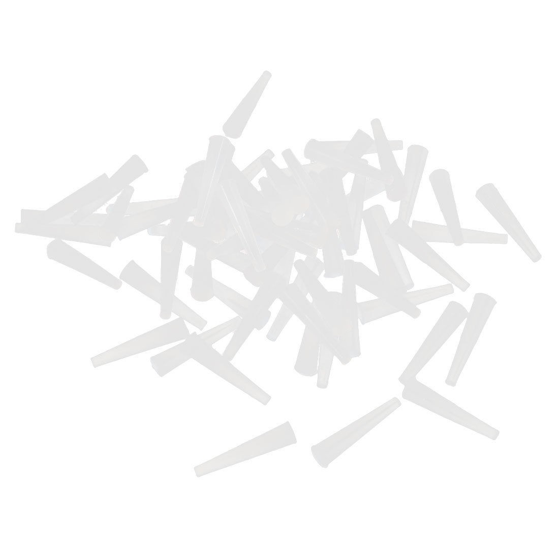 50 Pcs 1.5mm Bottom Dia Powder Coating Paint Tapered Stopper Plug Cap