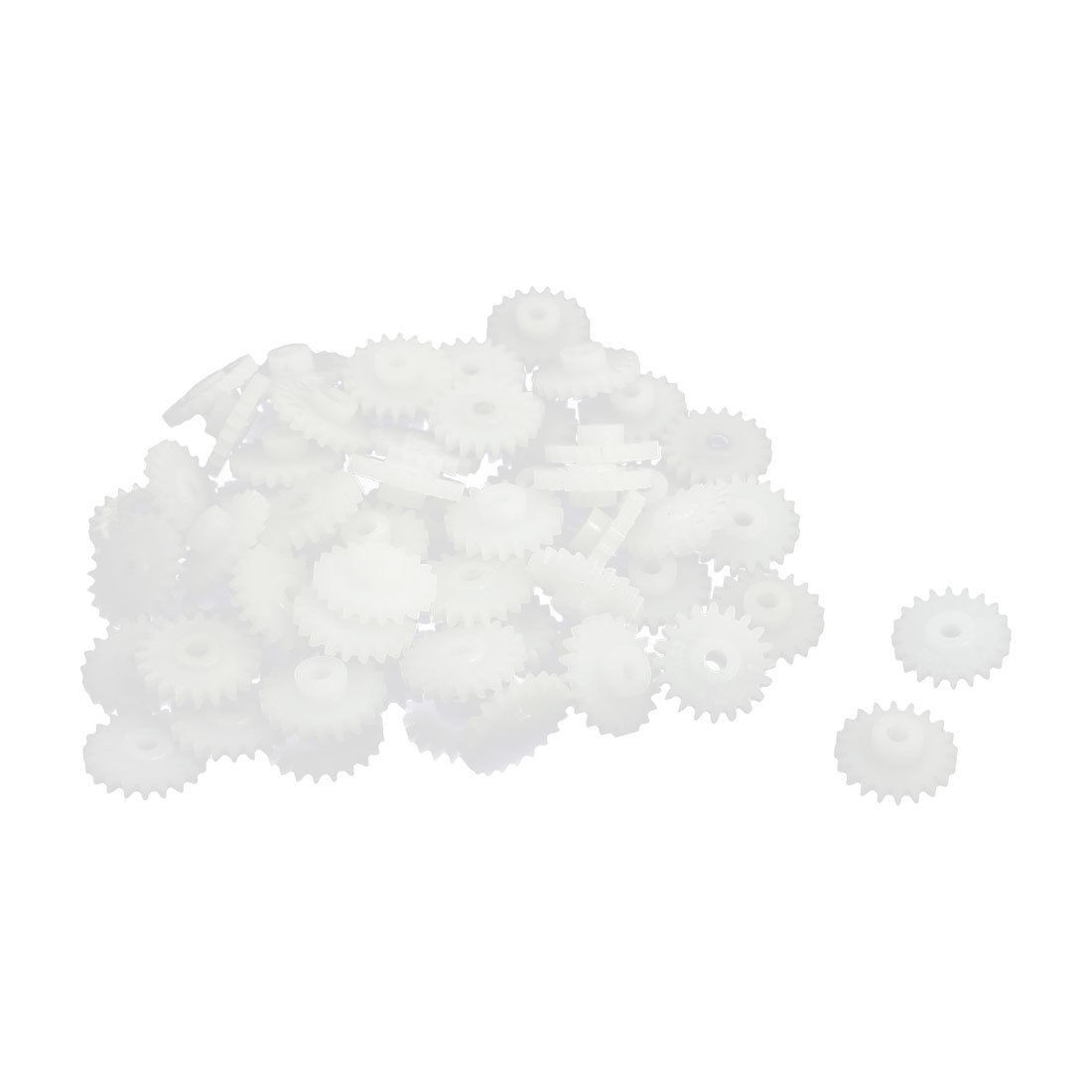 11mm x 2mm 20-Teeth Single Steering Gear 50 Pcs for RC Toy Stepper Motor