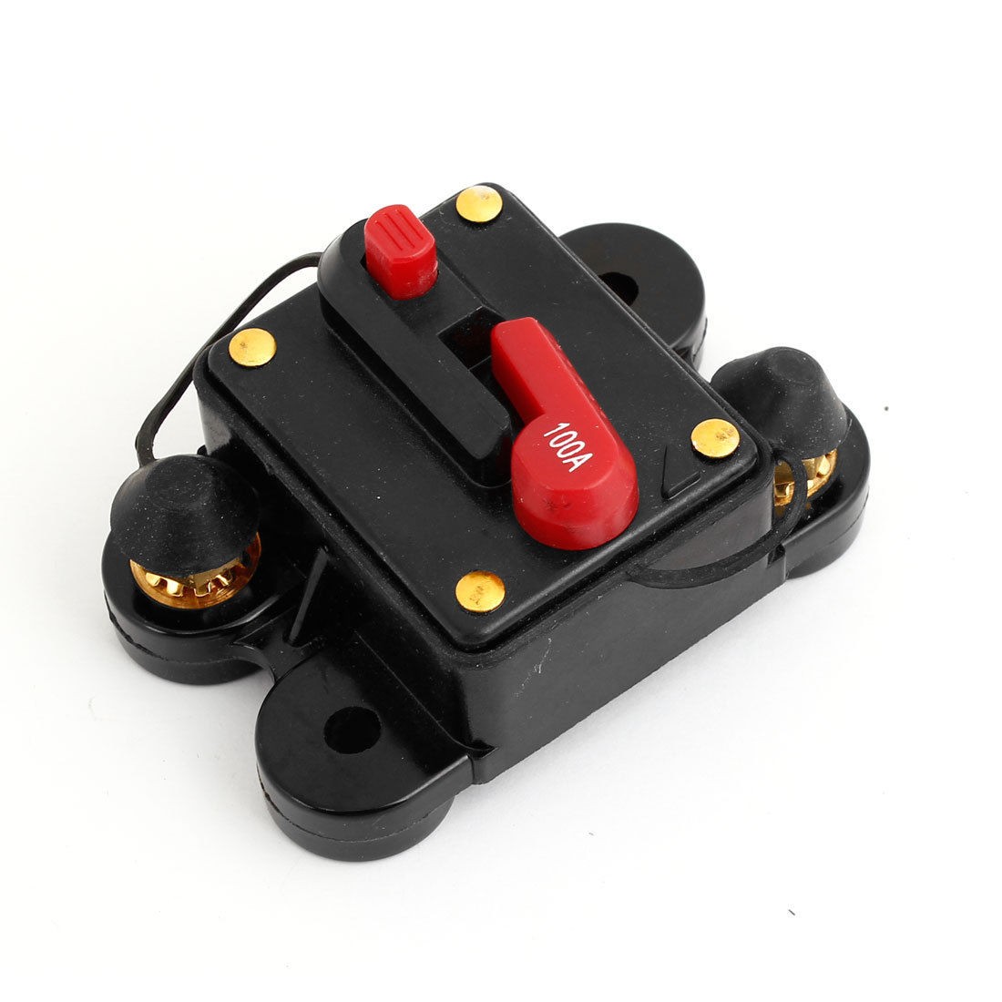 Car Auto Waterproof Circuit Breaker Reset Limit Switch Black DC 12V 100A