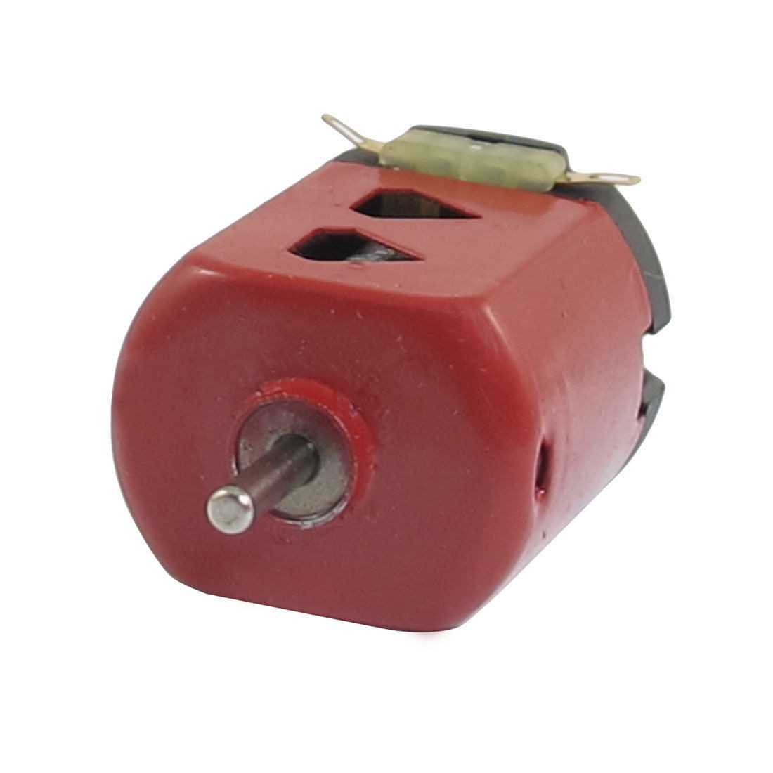 1.5V DC 9000RPM 400mA Red Black Flat Electric 130 Motor for Four-wheel Car